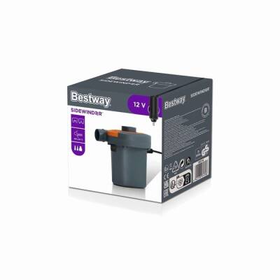 Bestway 62144 Sidewinder DC 12V Araç Çakmaklıklı Şişirme Pompası - 4