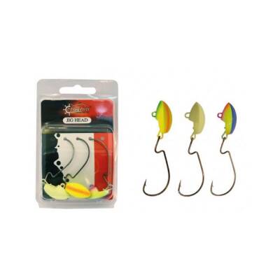 Captain 6448 Curret 14gr Mafsallı Mix Color Jig Head - 1