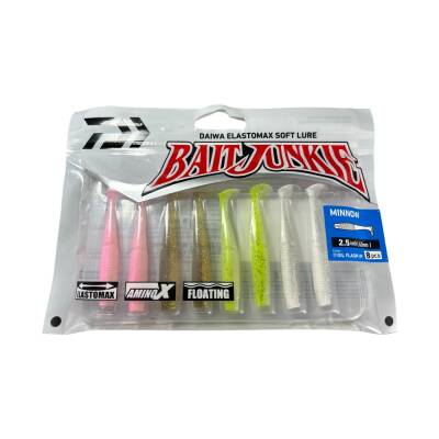 Daiwa Bait Junkie Minnow Soft 6,2cm MIX Silikon Yem - 1