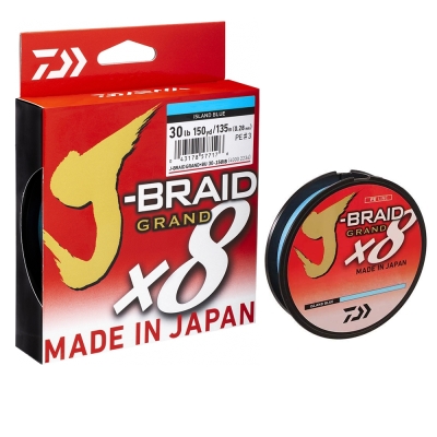 Daiwa J-Braid Grand 8B Blue 135m İp Misina - 1