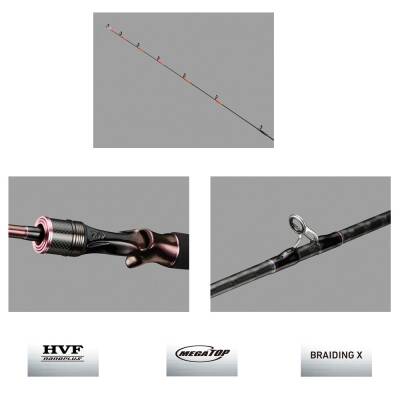 Daiwa New Kohga Tenya Game 206 cm 45-200 gr Tetikli Tai Rubber Kamış - 2