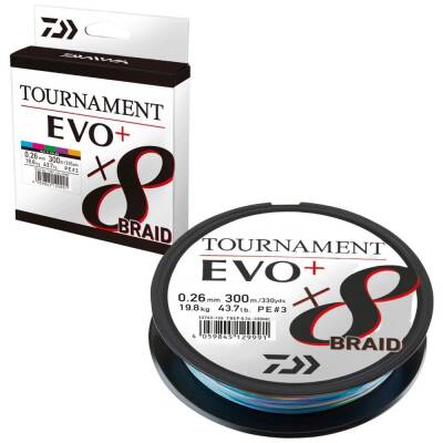 Daiwa Tournament 8B EVO+ Multicolor 300m İp Misina - 1