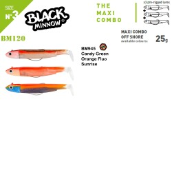 Fiiish Black Minnow BM120/3 3X+3 Maxi Combo Off Shore Silikon Yem - 2