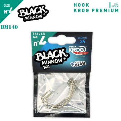 Fiiish Black Minnow BM140/4 BM156 4X Jig Head İğnesi - 1