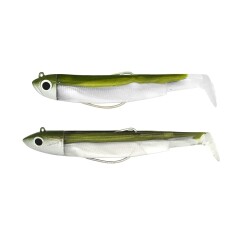 Fiiish Black Minnow BM70/1 2X+2 Double Combo Shore / Off Shore Silikon Yem - 1