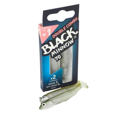 Fiiish Black Minnow BM70/1 2X+2 Double Combo Shore / Off Shore Silikon Yem - 2