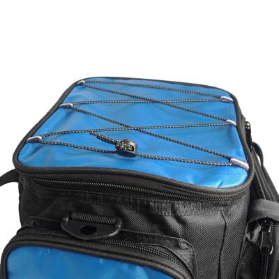 Fishika Tackle Bag Blue Black Balıkçı Malzeme Çantası - 4