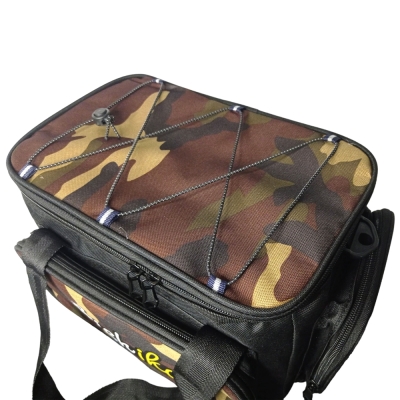 Fishika Tackle Bag Camouflage Black Balıkçı Malzeme Çantası - 4