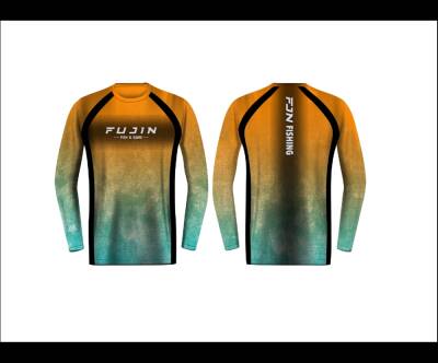 Fujin Aqua Orange Performance T-Shirt - 1