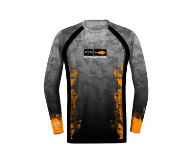 Fujin Camo Orange Performance T-Shirt - 2