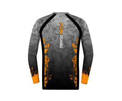 Fujin Camo Orange Performance T-Shirt - 3