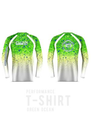 Fujin Green Ocean Performance T-Shirt - 1