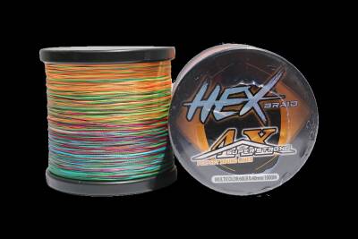 Fujin Hex Braid 4x 1000mt Multicolor PE Bobin İp Misina - 1