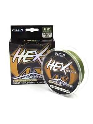 Fujin Hex Braid 4x 150mt Moss Green İp Misina - 1