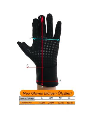 Fujin Neo Gloves Balıkçı Eldiveni - 5