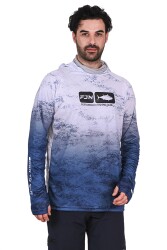 Fujin Pro Angler Grey Wave T-Shirt - 3