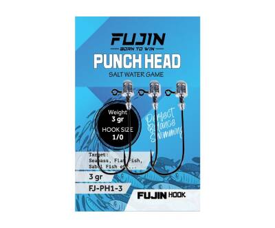 Fujin Punch Head 1/0 Jig Head - 3