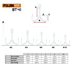 Fujin ST41 Nickel Üçlü İğne - 2