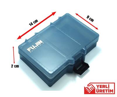 Fujin Tackle Box 14cm Evalı Gri Jig Head Kutusu - 3