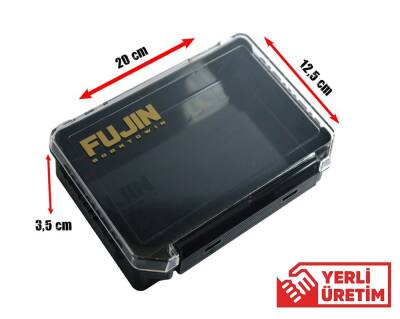 Fujin Tackle Box 20cm Siyah Maket Balık Kutusu - 3