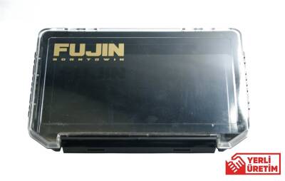 Fujin Tackle Box İnce 12,5cm Siyah Maket Balık Kutusu - 1