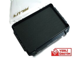 Fujin Tackle Box İnce Evalı 12,5cm Siyah Maket Balık Kutusu - 2