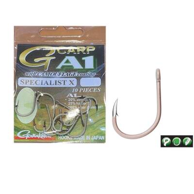 GAMAKATSU A1G-Carp Camou Sand Specialist X Sazan İğnesi - 1