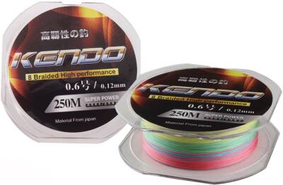 Kendo Dynema 8 Örgü 120m Multi Color İp Misina - 1