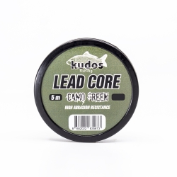 Kudos Lead Core Camo Green 5m Leader - 1