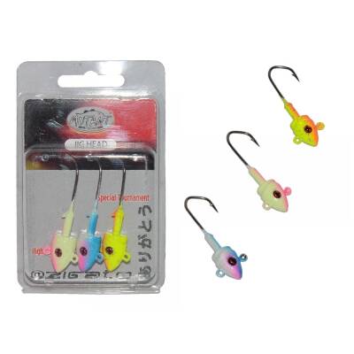 Mutant 6412 Rigato Body Mix Color Jig Head - 1