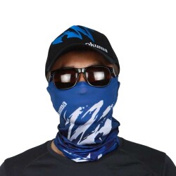 Okuma Blue Motif Sun Shield Boyunluk Maske - 1