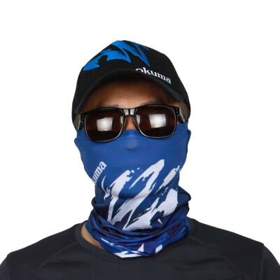 Okuma Blue Motif Sun Shield Boyunluk Maske - 1