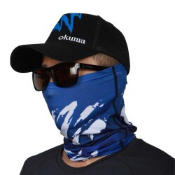 Okuma Blue Motif Sun Shield Boyunluk Maske - 2