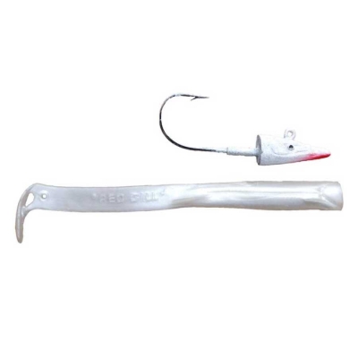 Red Gill V8 Jig 13cm 11gr Silver Pearl Silikon Yem - 1