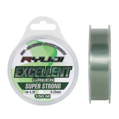 Ryuji Excellent Green 150m Monofilament Misina - 1