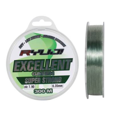 Ryuji Excellent Green 300m Monofilament Misina - 1