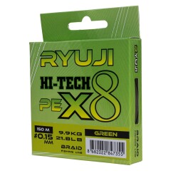 Ryuji HI-Tech PE 8B Green 150m İp Misina - 1