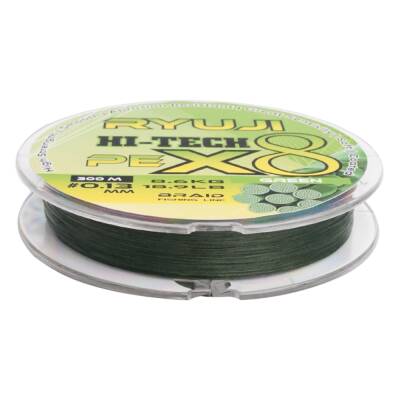 Ryuji HI-Tech PE 8B Green 300m İp Misina - 3