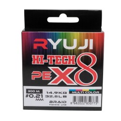 Ryuji HI-Tech PE 8B Multicolor 300m İp Misina - 2