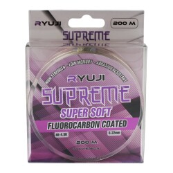 Ryuji Supreme Super Soft Green 200m Fluorocarbon Coated Misina - 1