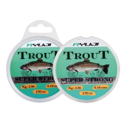 Ryuji Trout Carp Light Grey 150m Monofilament Misina - 1