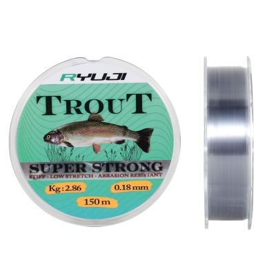 Ryuji Trout Carp Light Grey 150m Monofilament Misina - 2