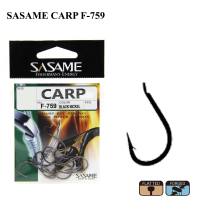 Sasame Carp F-759 Black Nickel İğne - 1