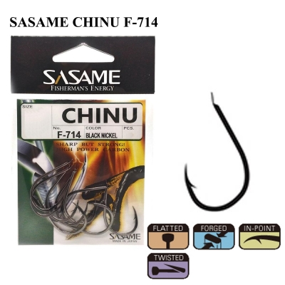 Sasame Chinu F-714 Black Nickel İğne - 1