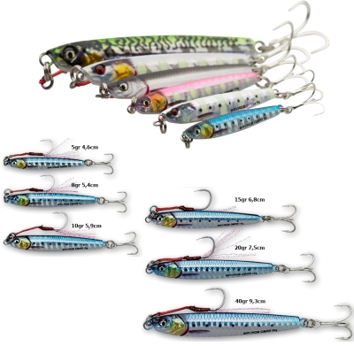 Savage Gear 3D Jig Minnow 7,5cm 20gr Jig Yem - 1