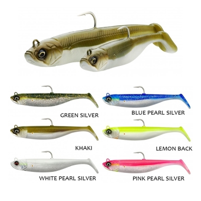 Savage Gear Savage Minnow 10 cm 20 gr 2+1 Silikon Yem - 1