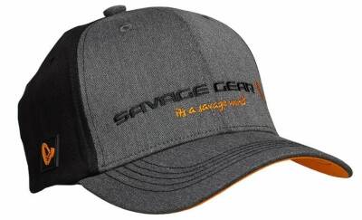 Savage Gear Strike Cap Grey Melange Black Şapka - 2