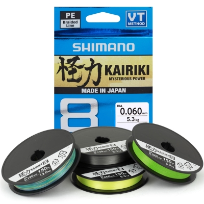 Shimano Kairiki 8B Mantis Green 300m İp Misina - 1