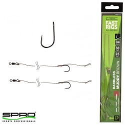 Spro Fast Rigs Muddy Barbless Hazır İğne Takımı - 1