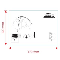 Tenthouse Auto 2 Kişilik Otomatik Çift Kat Kamp Çadırı - 9